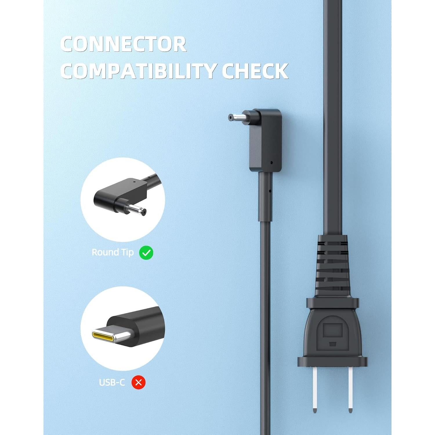 Cargador AC Dexpt 65W para Acer Swift 3 - 19V 3.42A