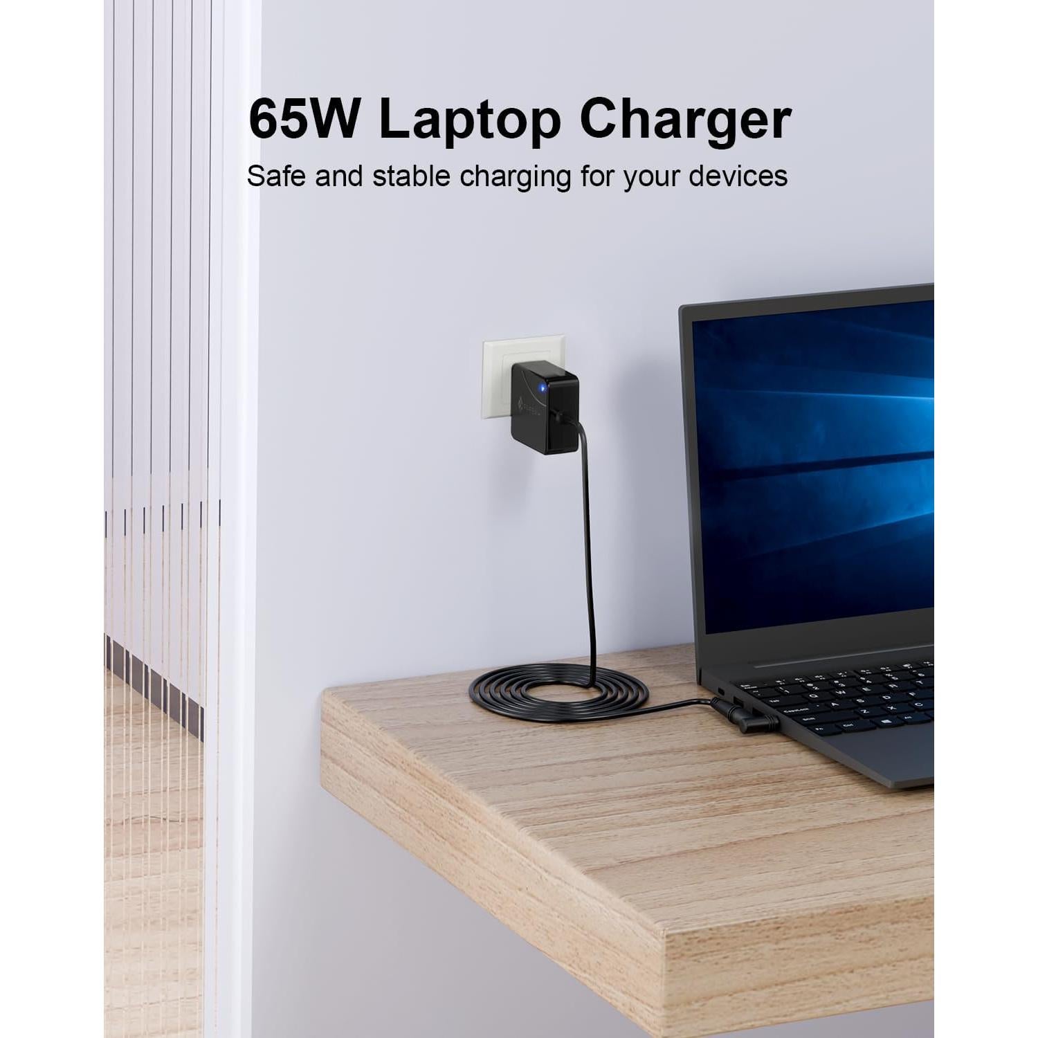 Cargador de Laptop 65W PAEBAI+ para Asus Vivobook Zenbook