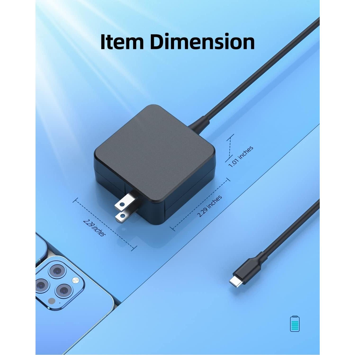 Cargador de CA 45W Superer para Asus ExpertBook Chromebook