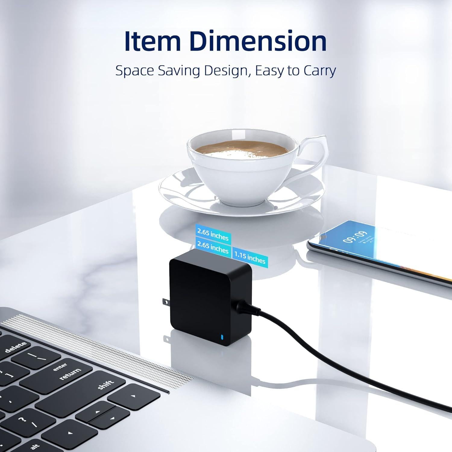 Cargador 65W Nicpower para Asus Zenbook Duo y ExpertBook