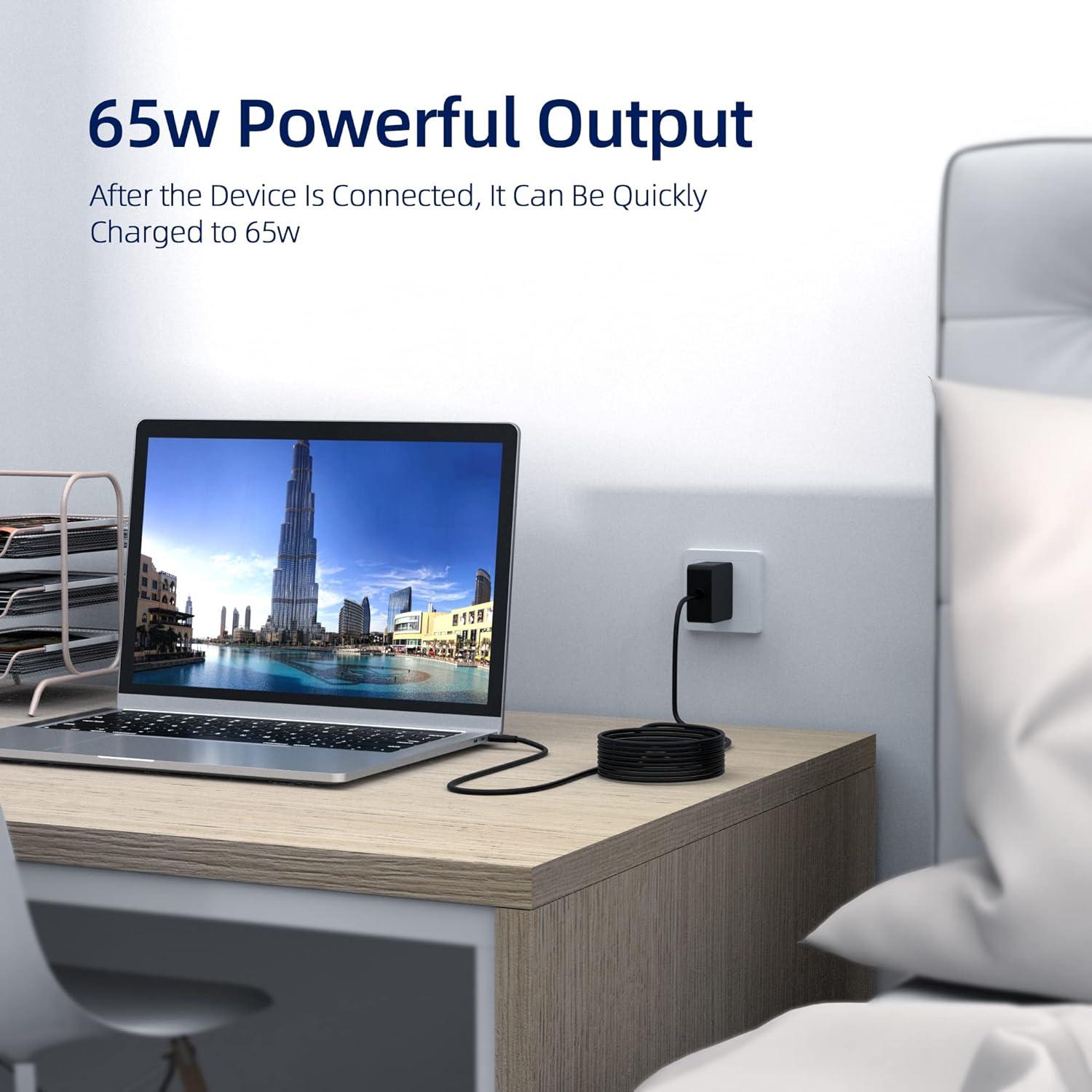 Cargador 65W Nicpower para Asus Zenbook Duo y ExpertBook