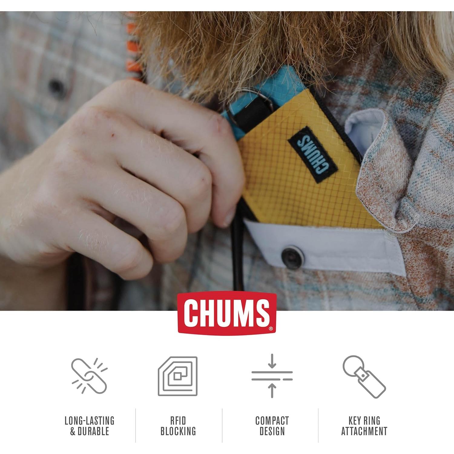 Cartera Chums Surfshorts Minimalista con Bloqueo RFID