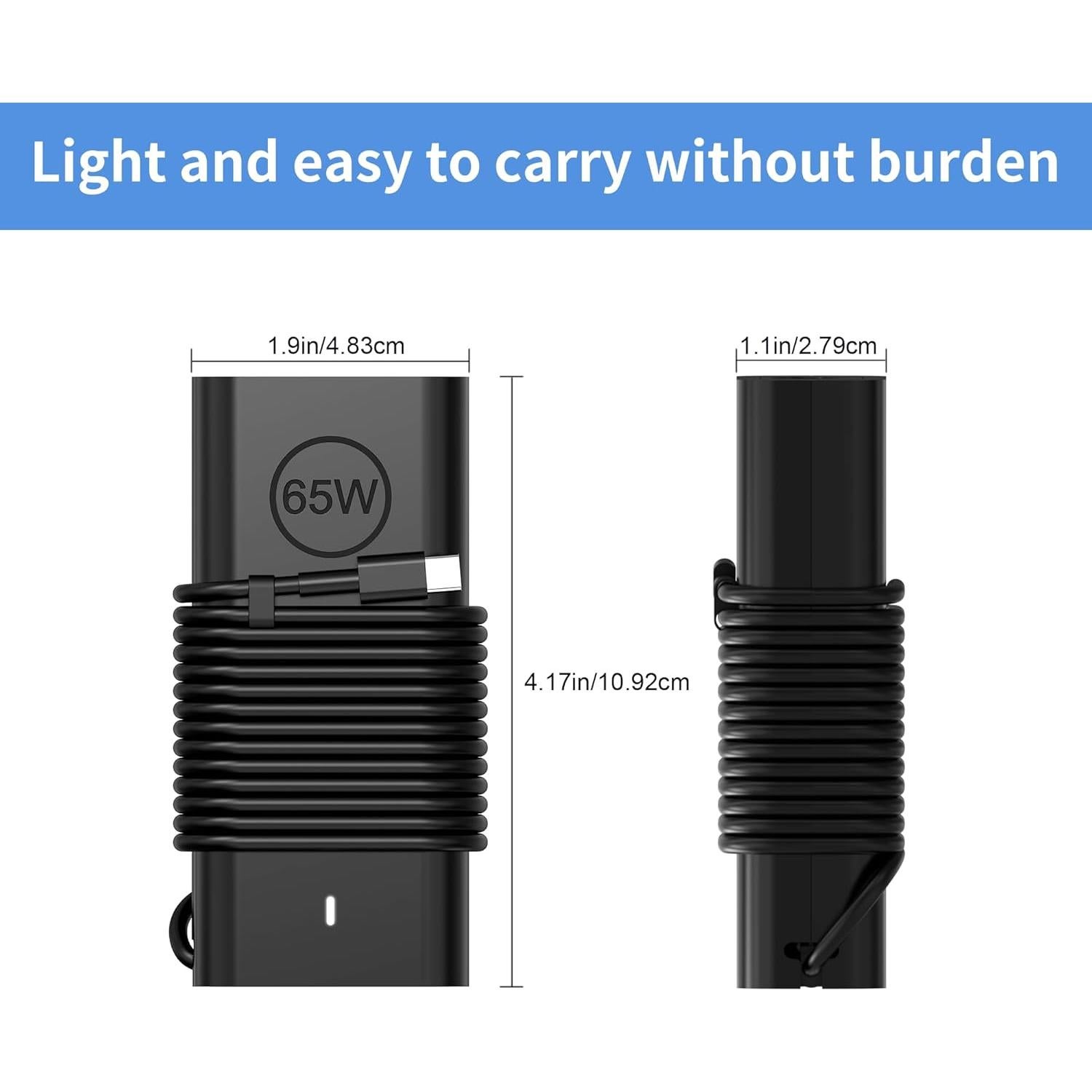 Cargador USB-C 65W DongGuan para Laptop Dell Inspiron XPS