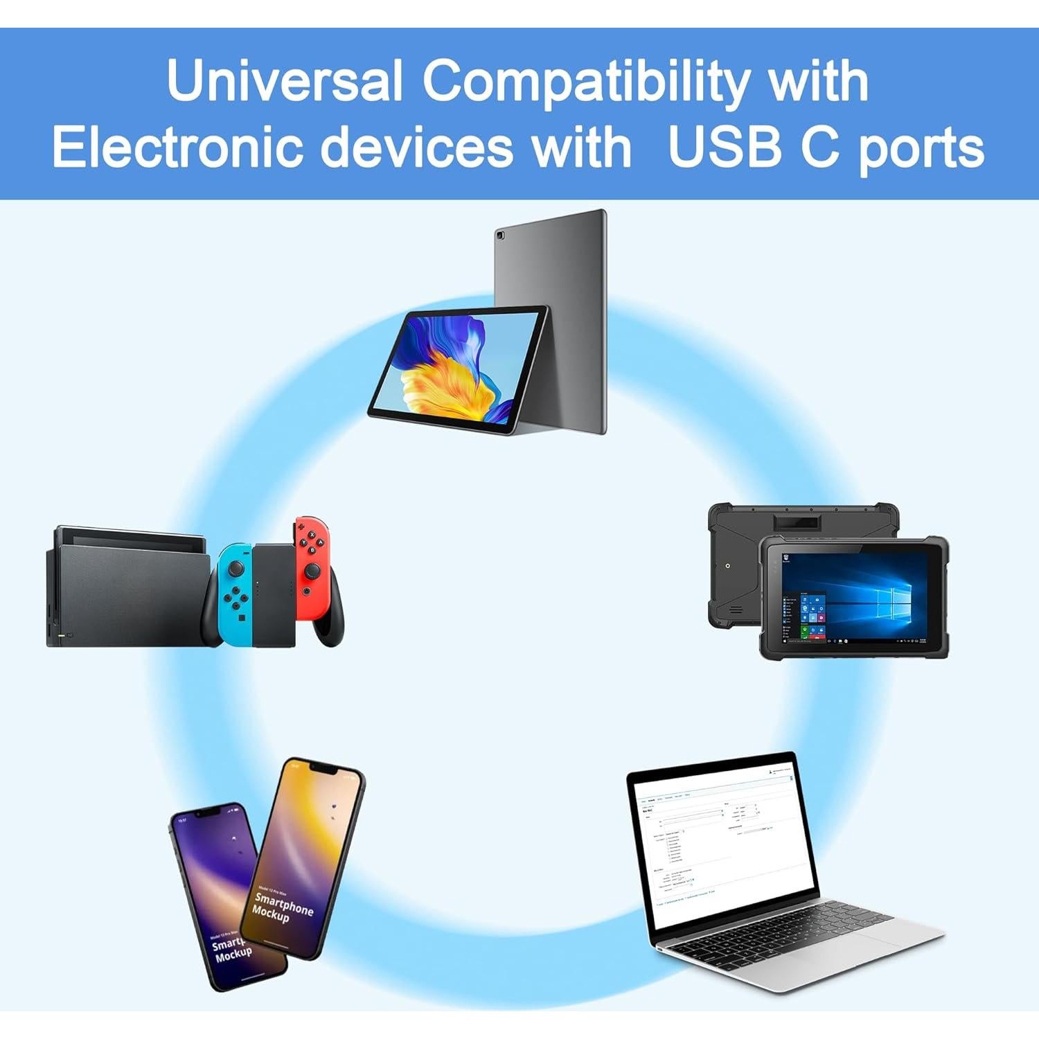 Cargador USB-C 65W DongGuan para Laptop Dell Inspiron XPS