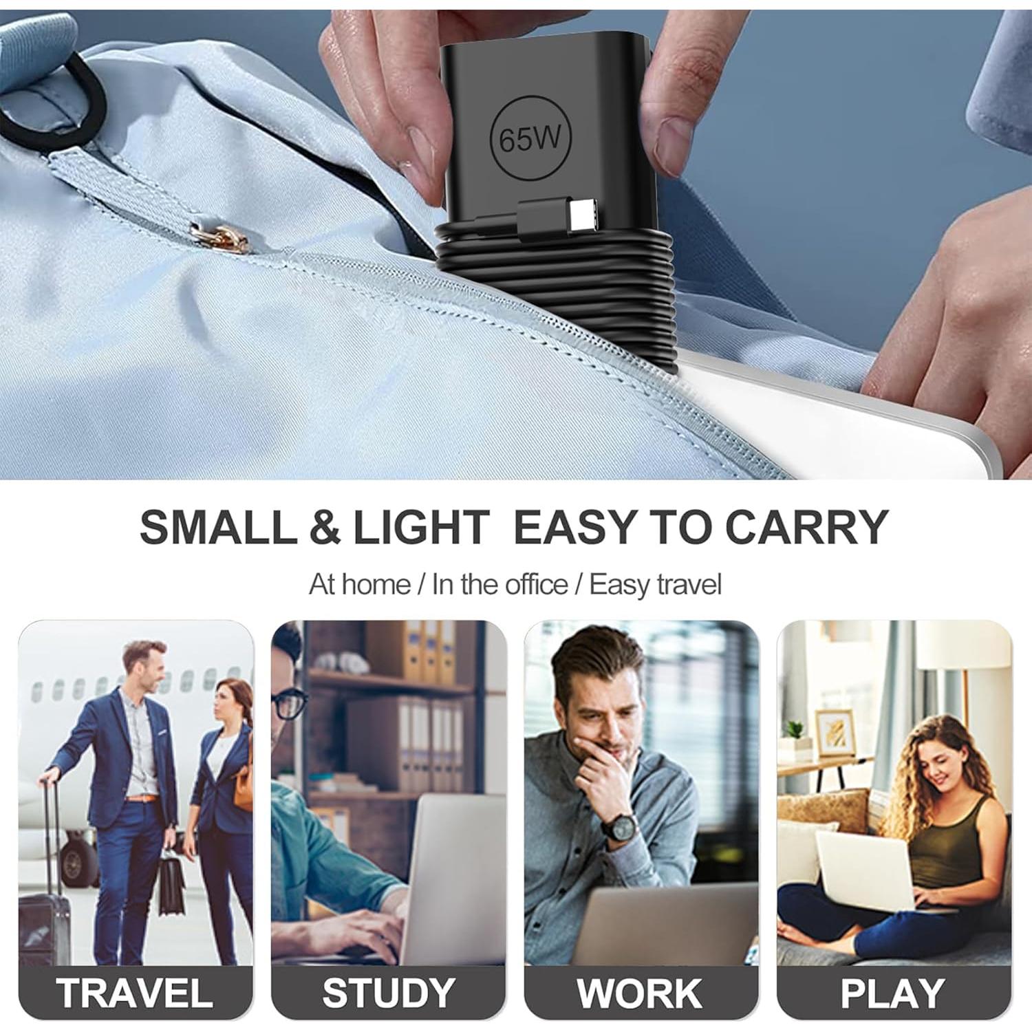 Cargador USB-C 65W DongGuan para Laptop Dell Inspiron XPS