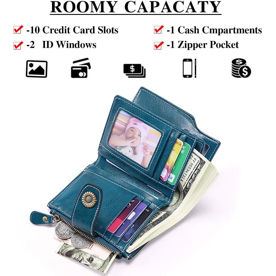 Billetera FALAN MULE de Cuero Compacta con Bloqueo RFID