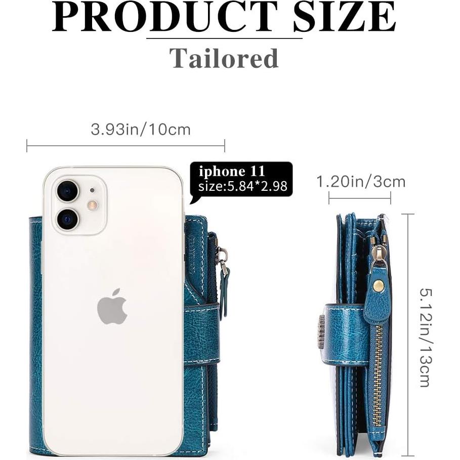 Billetera FALAN MULE de Cuero Compacta con Bloqueo RFID