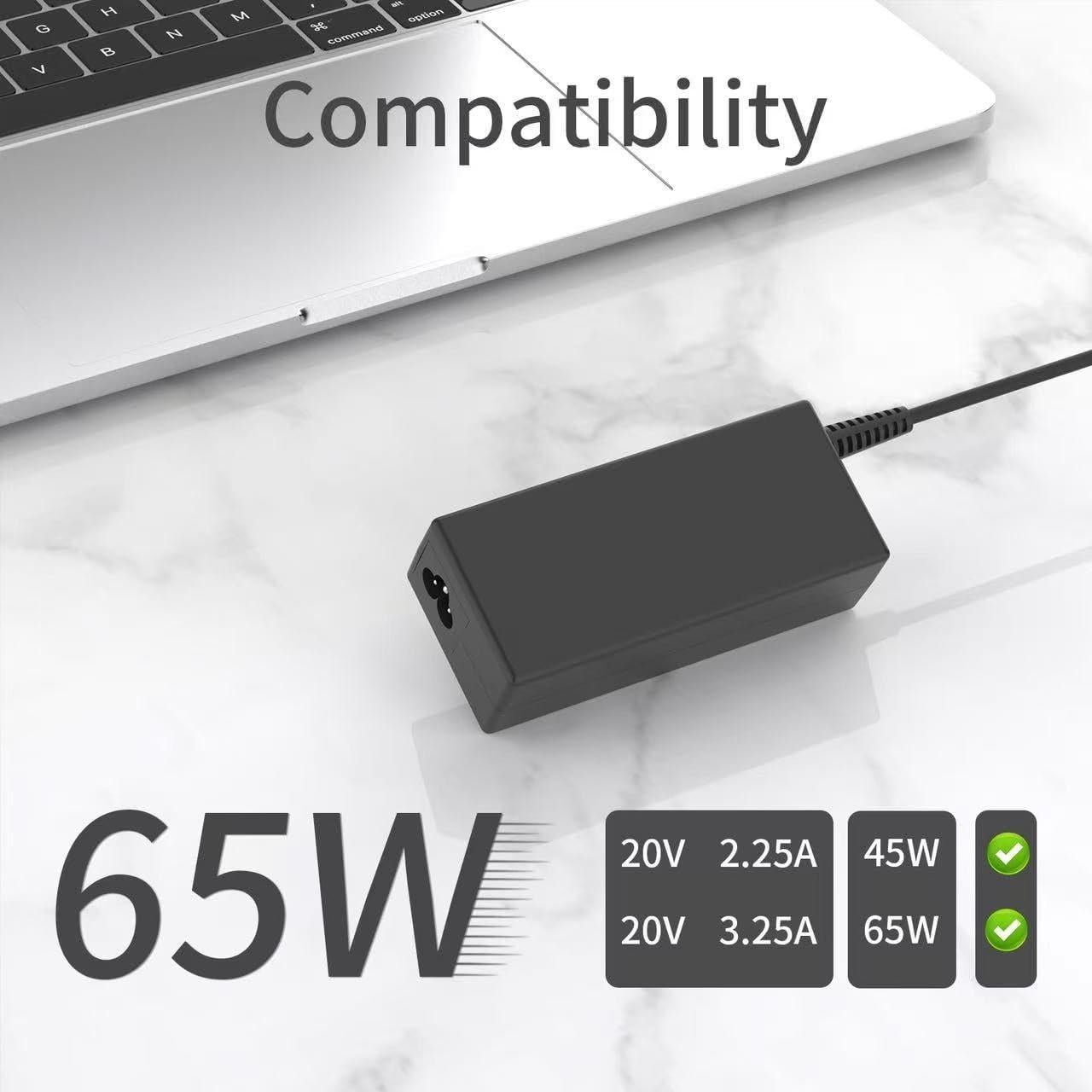 Cargador USB-C 65W Speott para Laptop HP y Chromebook