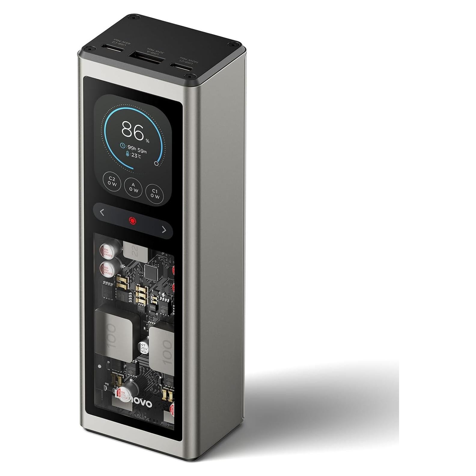 Banco de Energía Portátil Lenovo 140W 20000mAh 3 Puertos