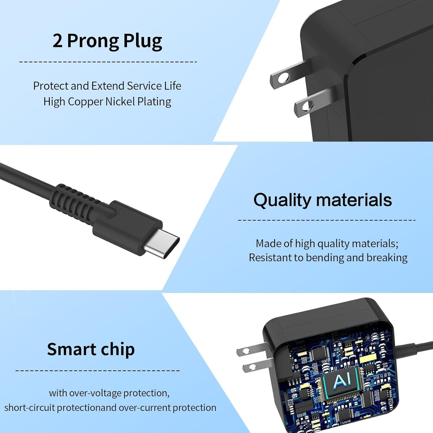 Cargador USB-C 65W Aimusen para Asus ZenBook y ExpertBook