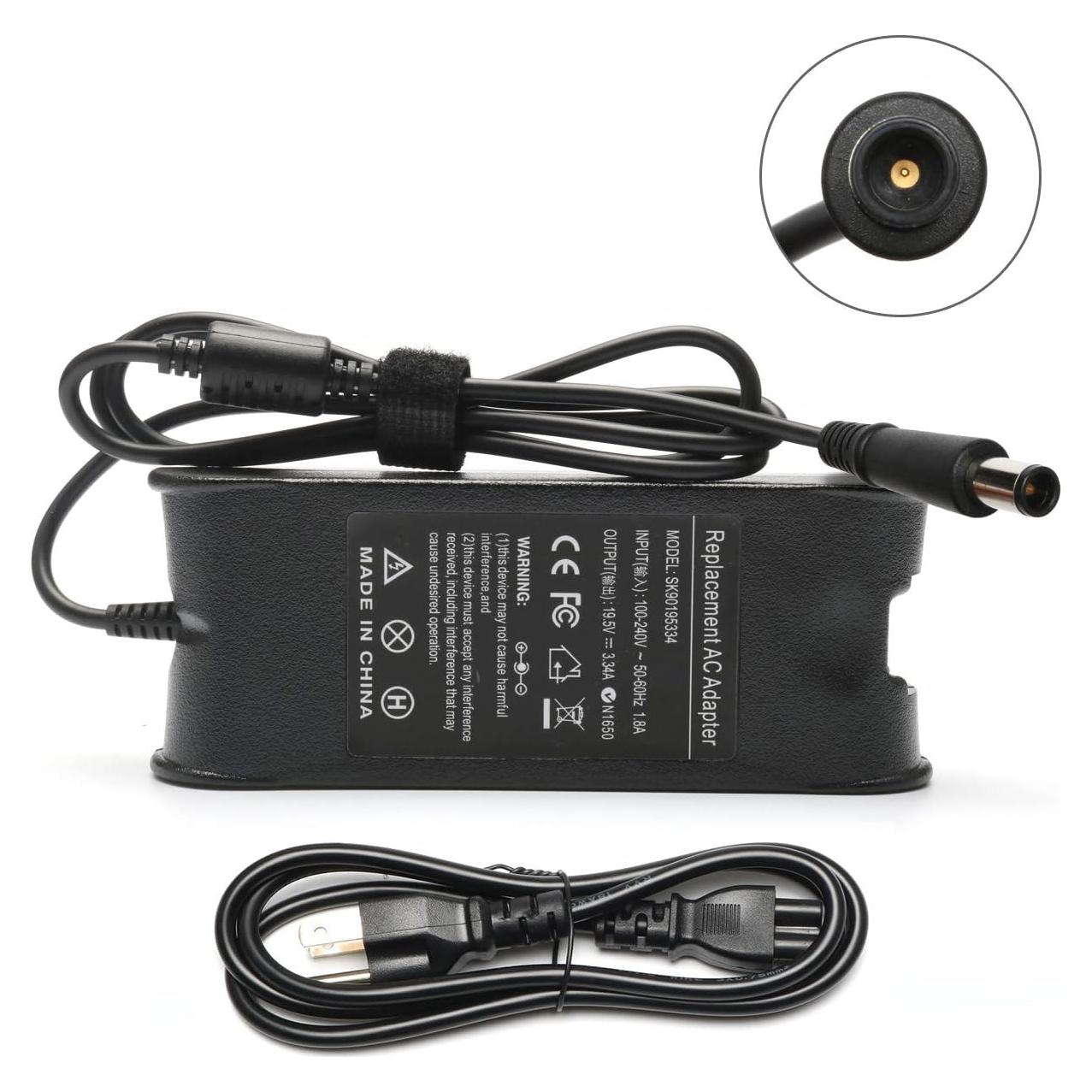 Cargador de Laptop Tinkon 65W 19.5V 3.34A Compatible Dell