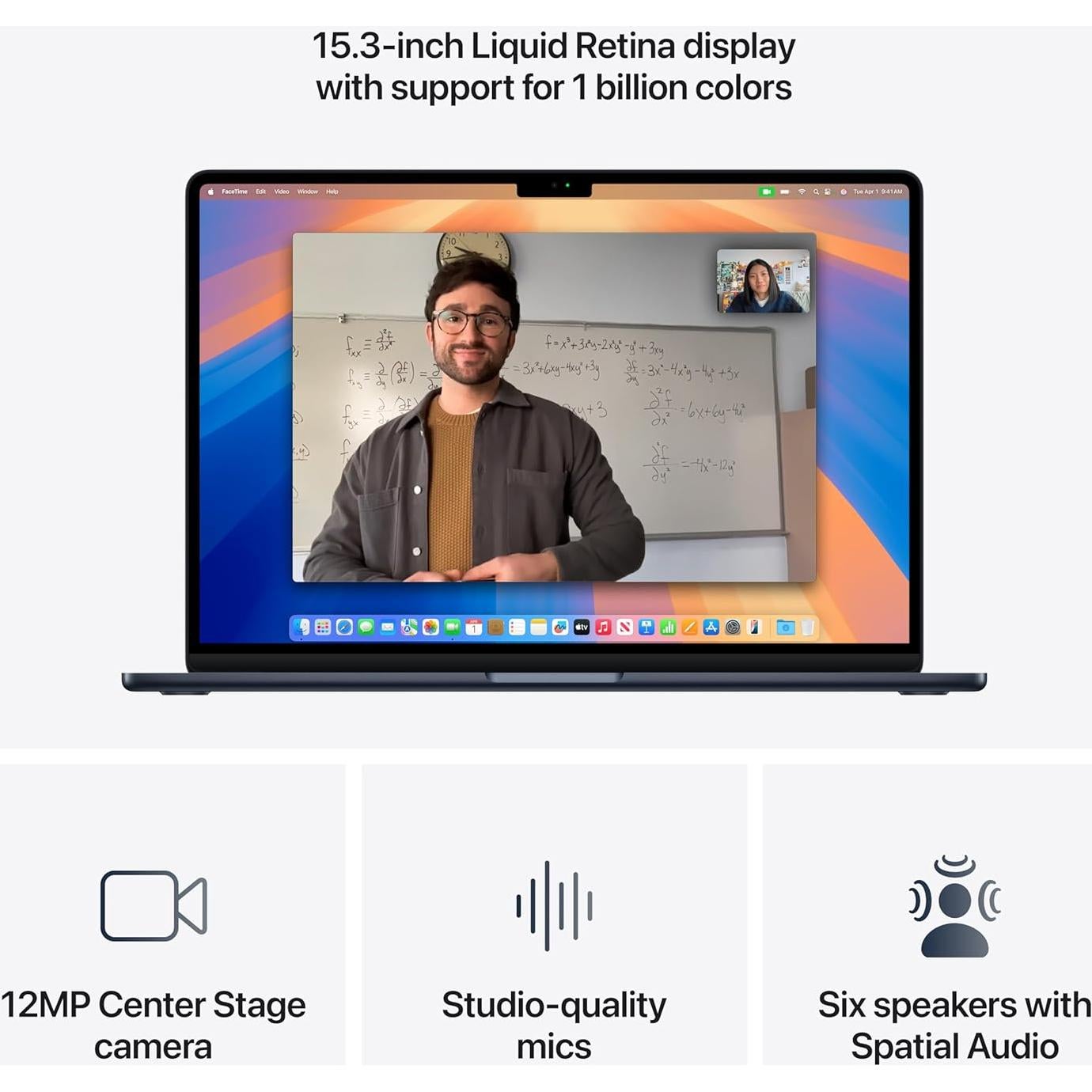 Apple MacBook Air 2025 15" M4 16GB 256GB SSD Medianoche