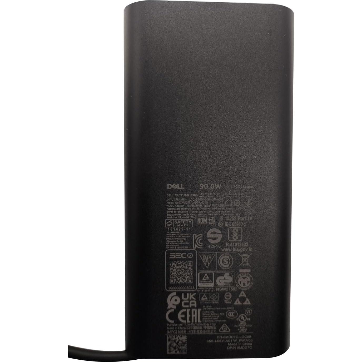 Cargador de Laptop Dell 90W USB Tipo C para Precisión XPS Latitude Inspiron