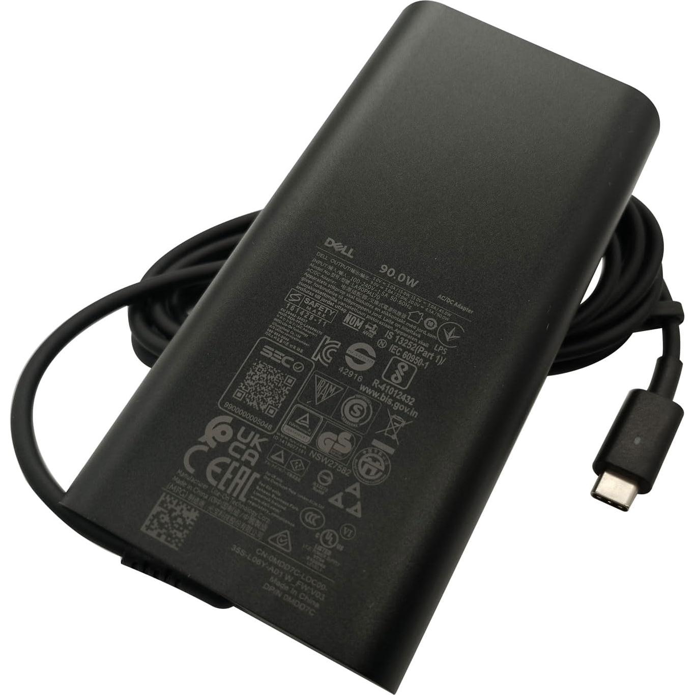 Cargador de Laptop Dell 90W USB Tipo C para Precisión XPS Latitude Inspiron