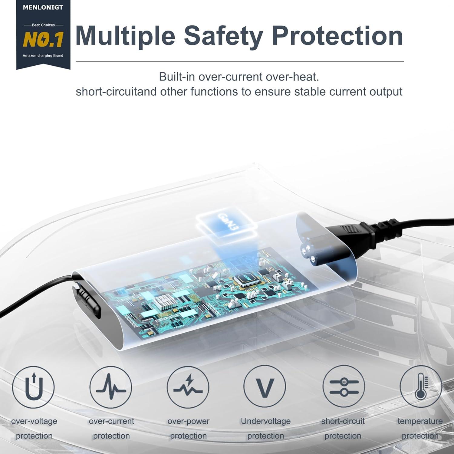 Cargador Dell 130W USB-C Delgado para XPS 15 2-en-1 y Precision