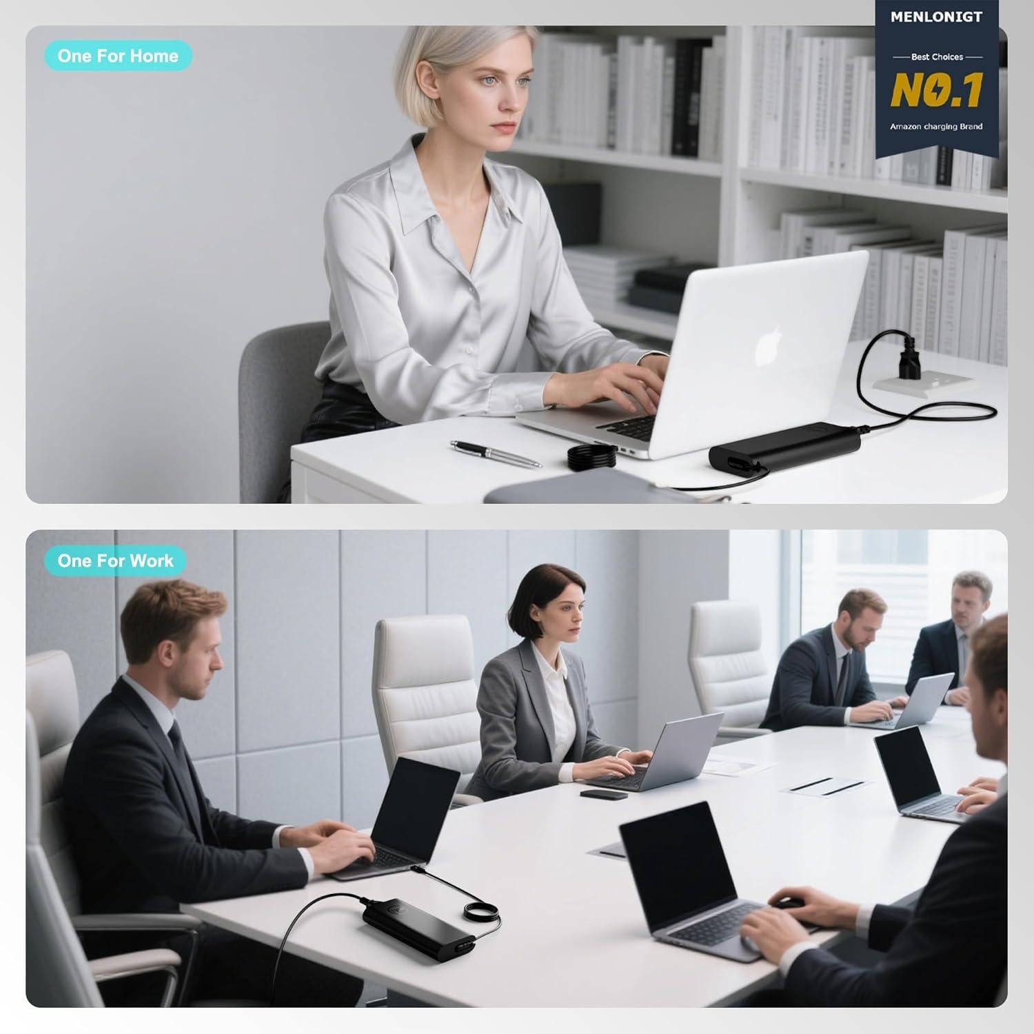 Cargador Dell 130W USB-C Delgado para XPS 15 2-en-1 y Precision