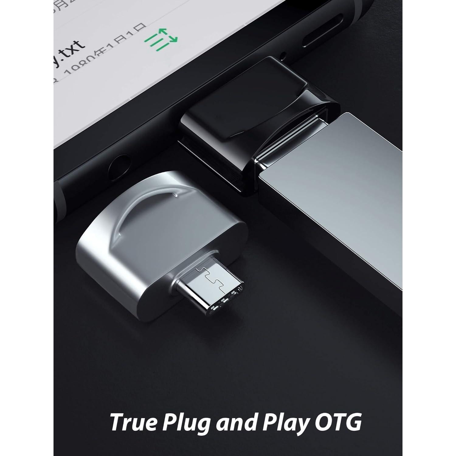 Adaptador USB C a USB A Tek Styz - Paquete de 2, 5Gbps