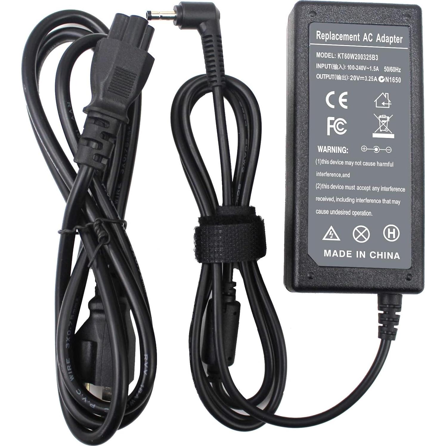 Cargador de Laptop Lenovo IdeaPad 65W USB-C 20V 3.25A