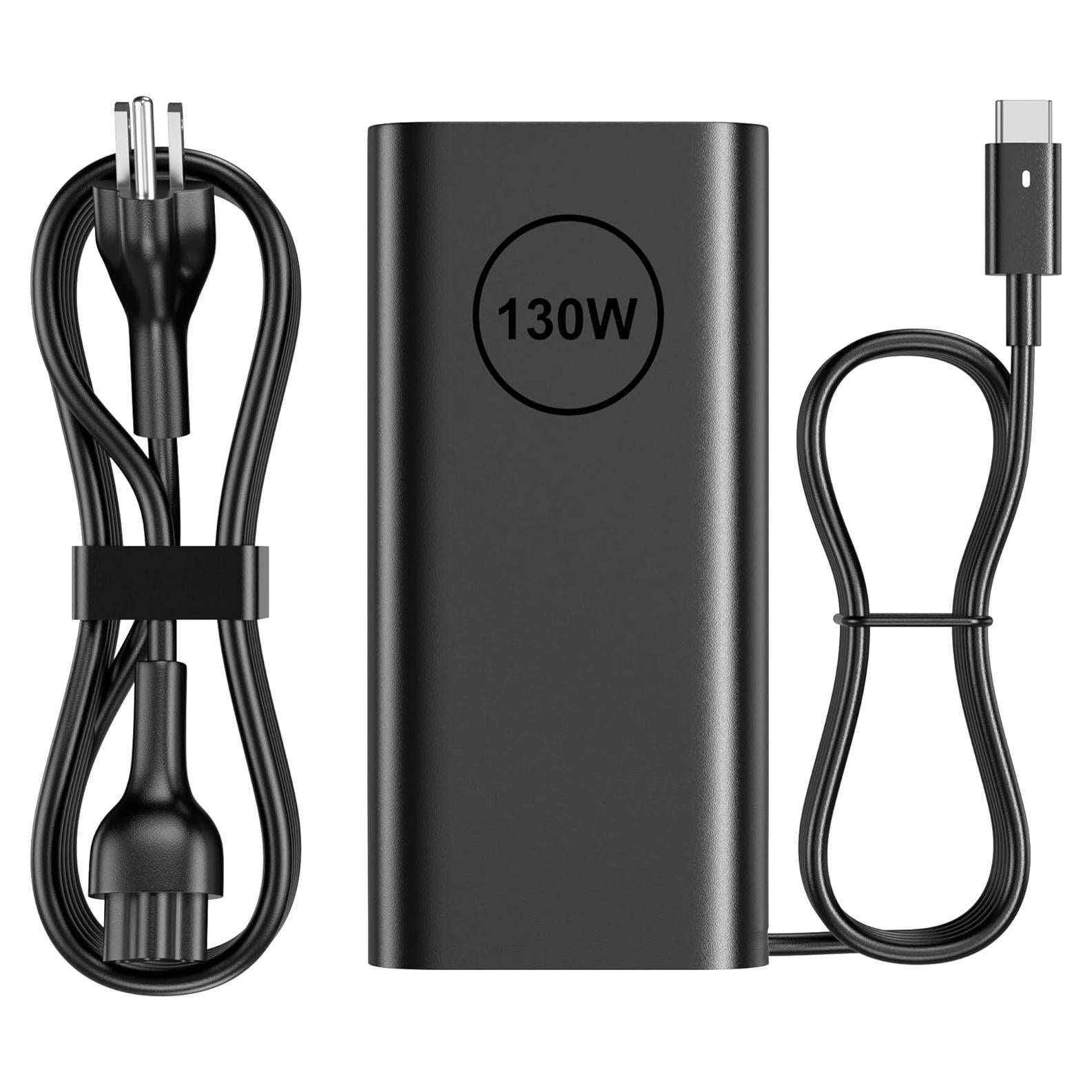 Cargador USB C 130W INEXEWOC para Laptop Dell XPS Precision Latitude