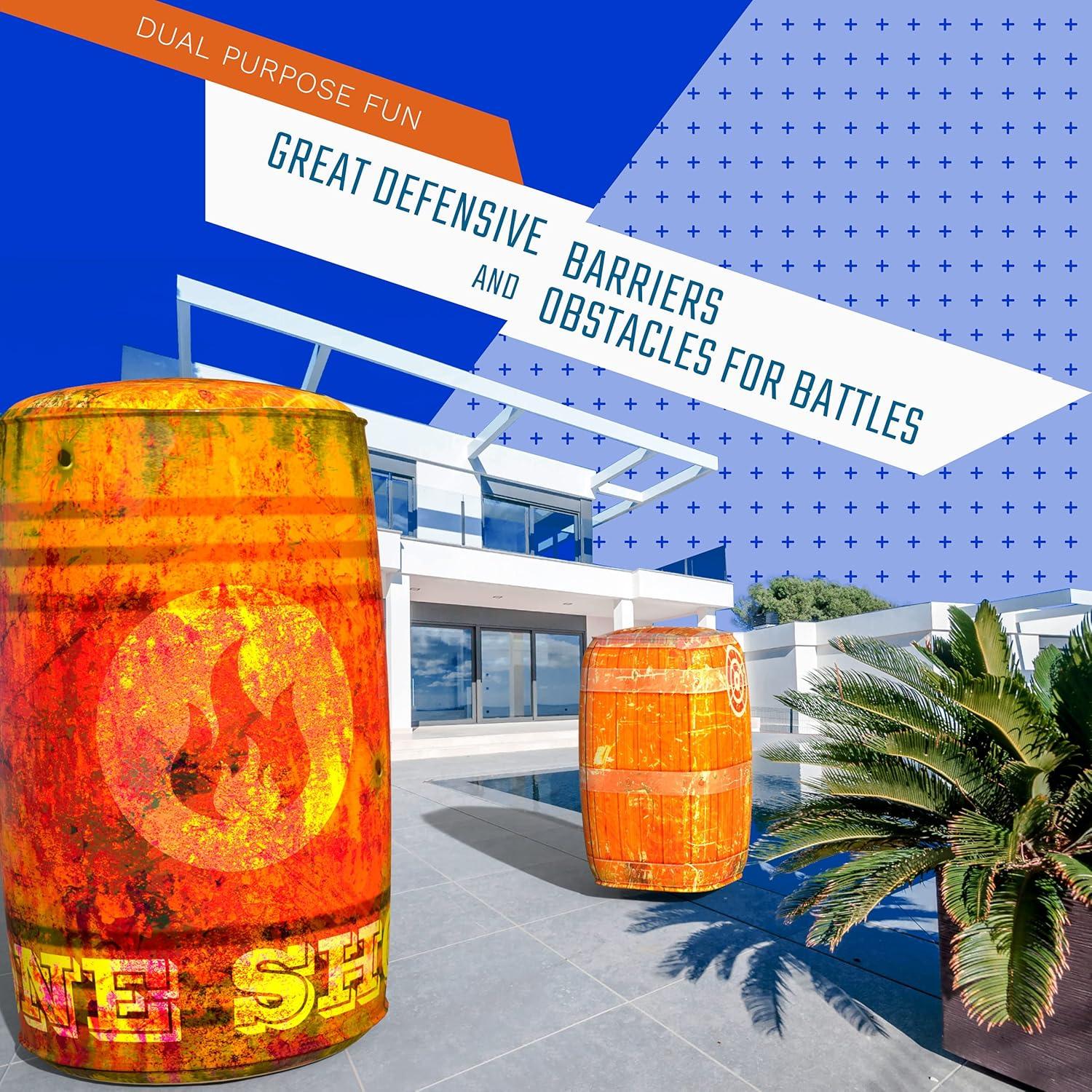 Bunkers Inflables Skywin - 4 Obstáculos para Laser Tag