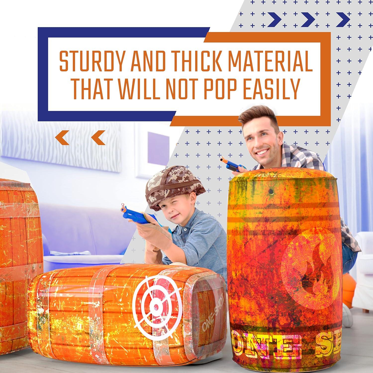 Bunkers Inflables Skywin - 4 Obstáculos para Laser Tag