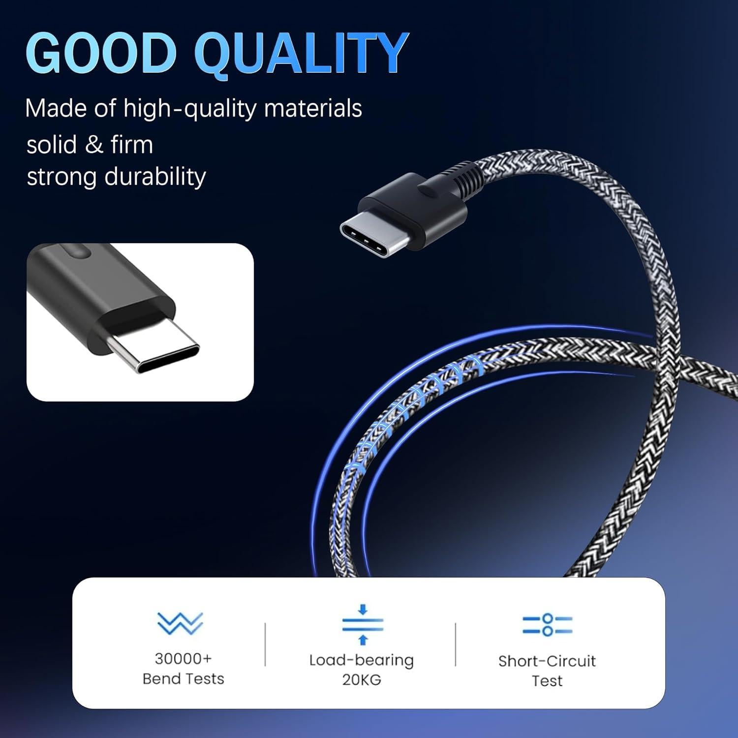 Cargador USB-C 65W GreBed para Laptop HP Spectre, Envy, Elite