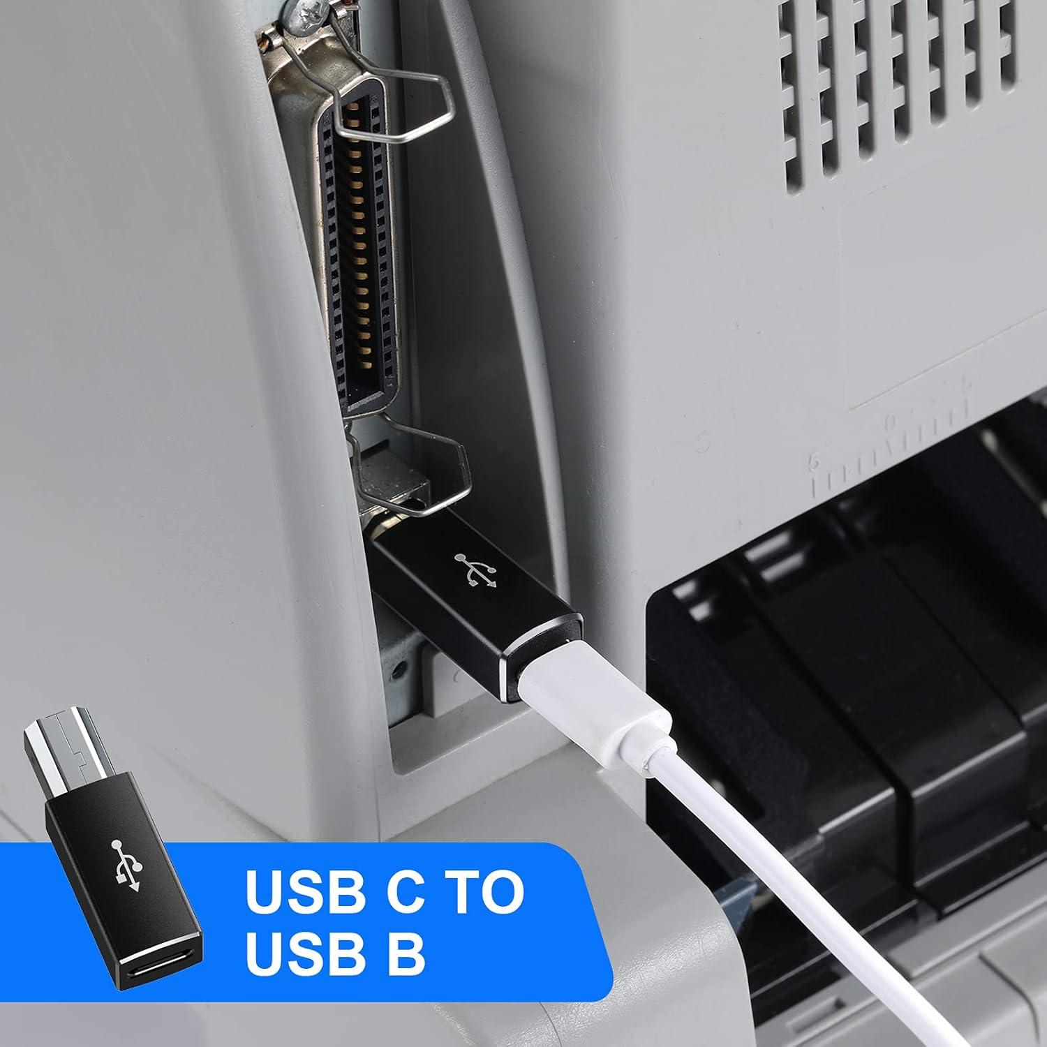 Adaptadores USB C a A SZAWINLI - 5 Paquetes, Plata