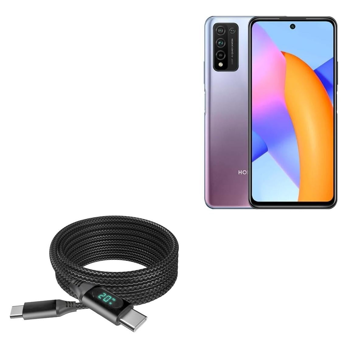 Cable PowerDisplay PD BoxWave USB-C a USB-C 1.83m 100W