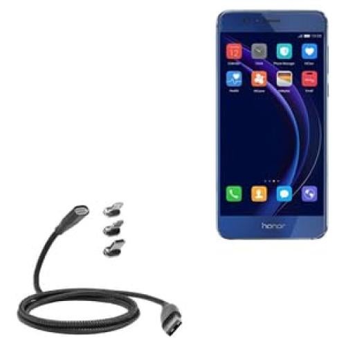 Cable MagnetoSnap BoxWave 100W USB-C para Huawei Honor 8 Pro