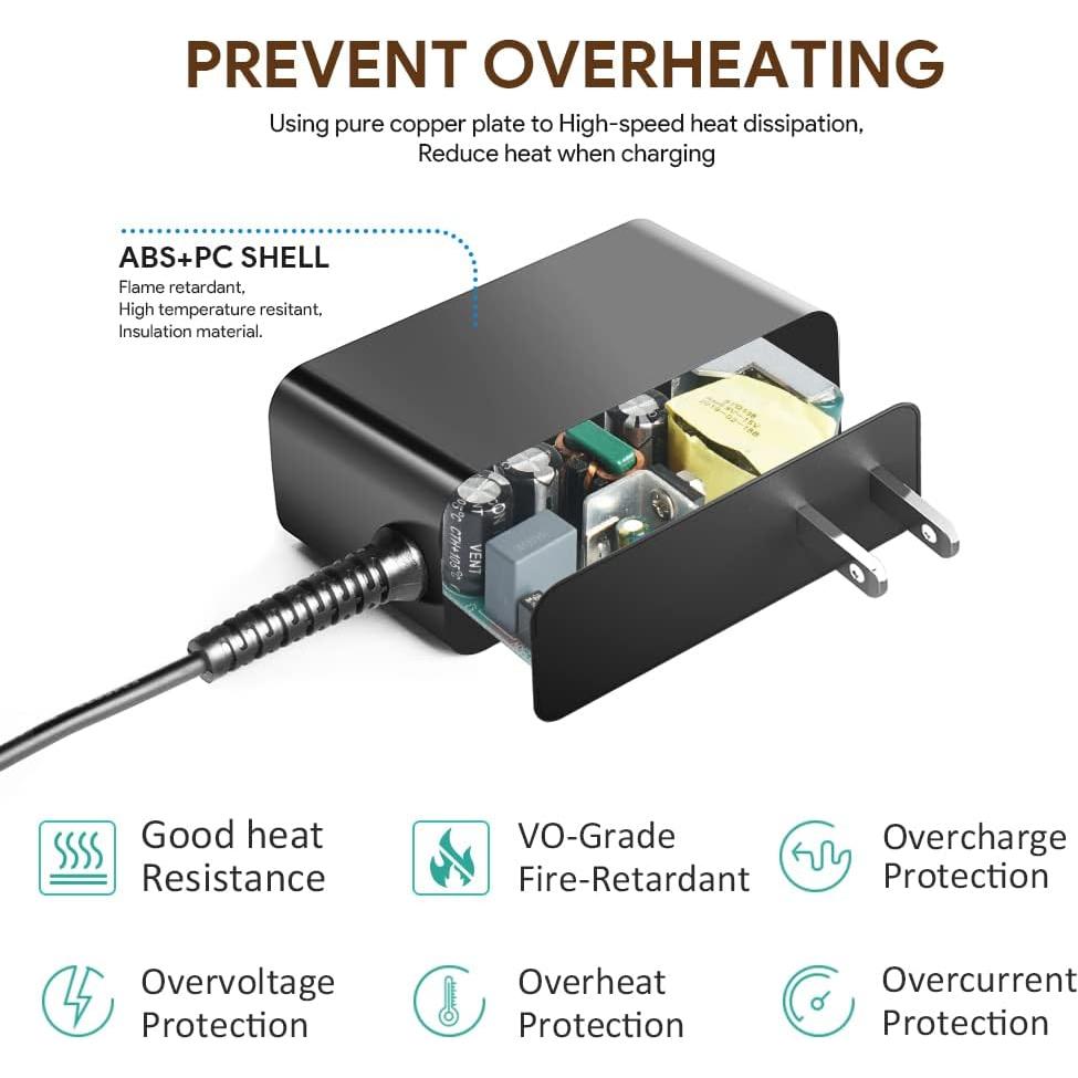 Adaptador de CA Eureka MC2805A Cargador 25-29V 190g