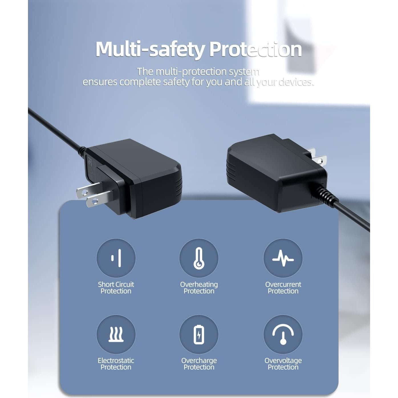 Cargador AC 4.8V-5.4V Pwept para Afeitadoras Panasonic Arc3/Arc4/Arc5