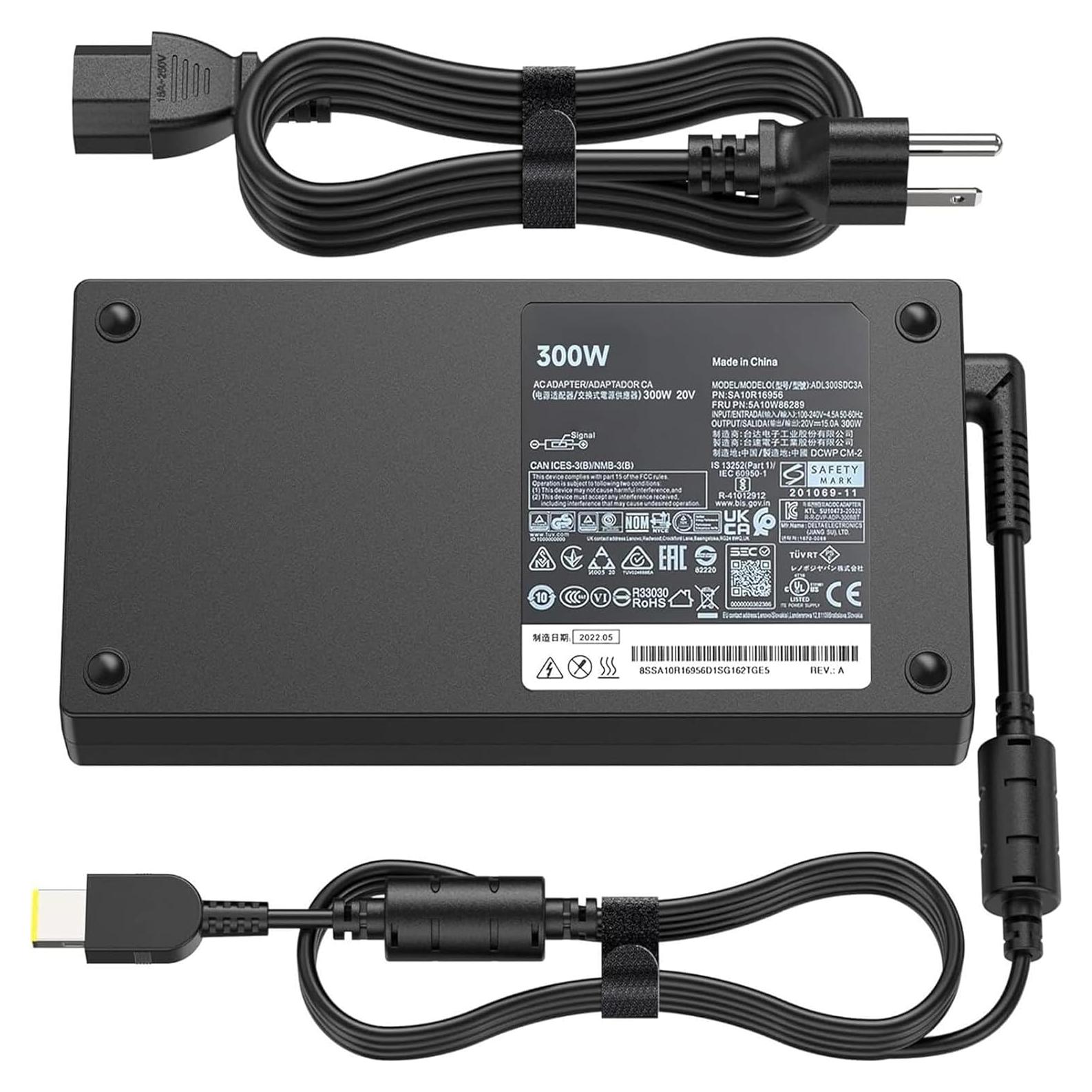 Cargador de Laptop 300W 20V 15A Lenovo Legion ADL300SDC3A
