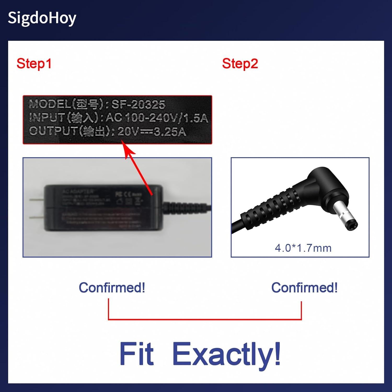 Cargador portátil 65W Lenovo Ideapad 3/1/330/340/5