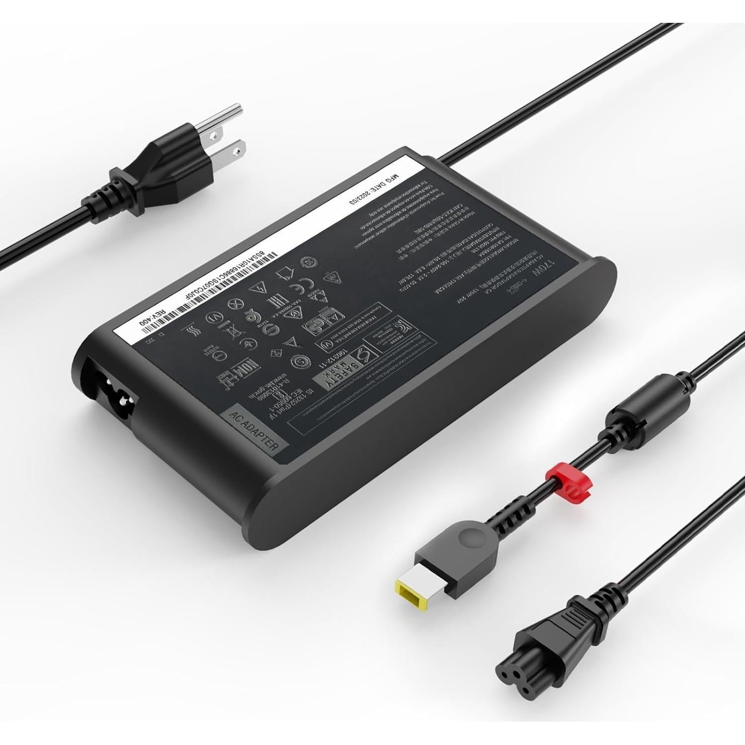 Cargador de Laptop DONGERDI 170W Compatible con Lenovo ThinkPad