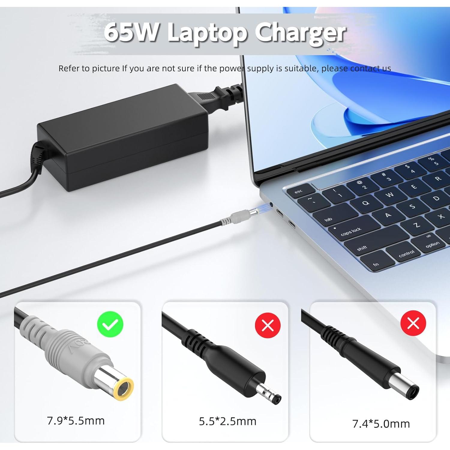 Cargador 65W ROLADA para Lenovo Thinkpad T400 T500 E530