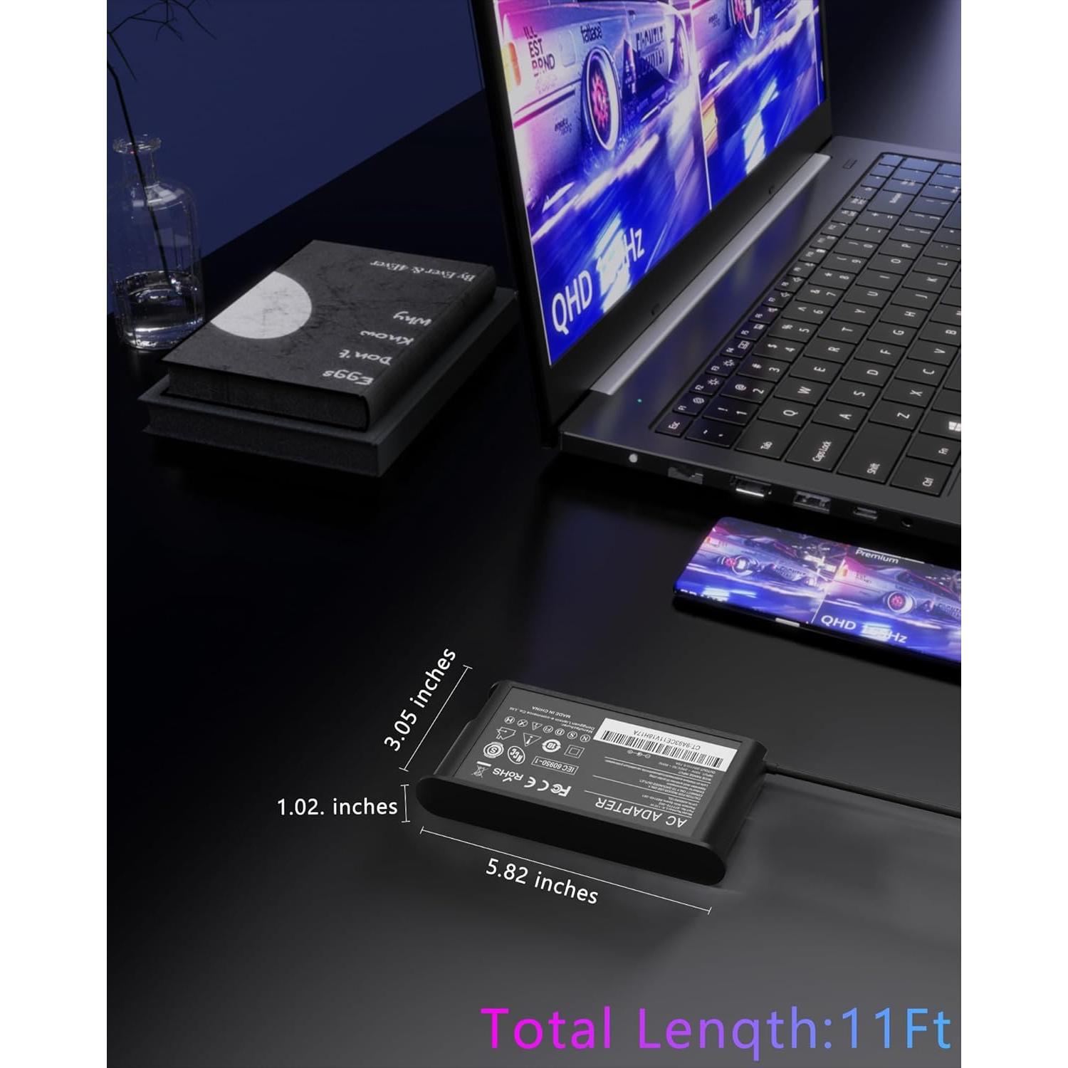 Cargador Nivjuky 135W Compatible con Lenovo ThinkPad y IdeaPad