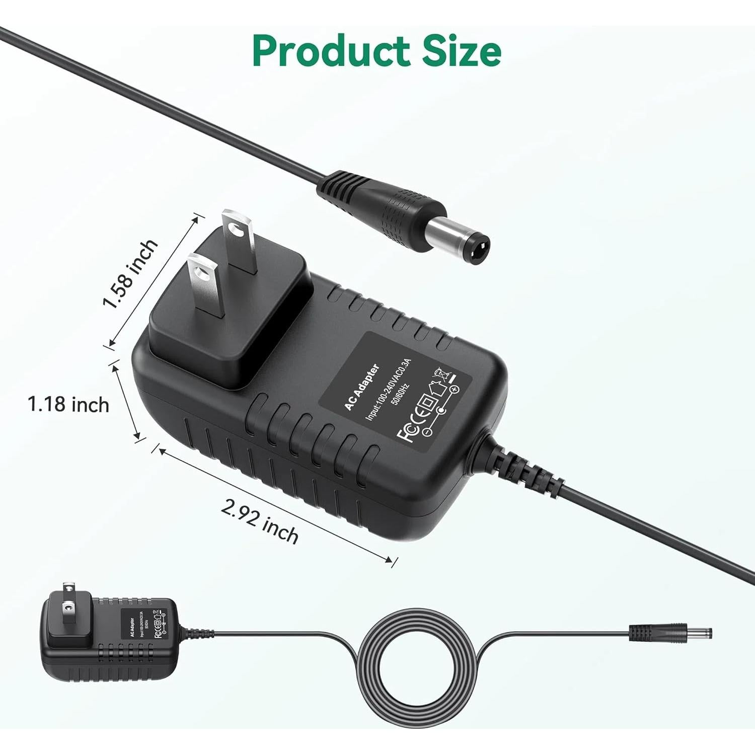 Adaptador de Corriente CA W&T para Sylvania SYNET07WICV