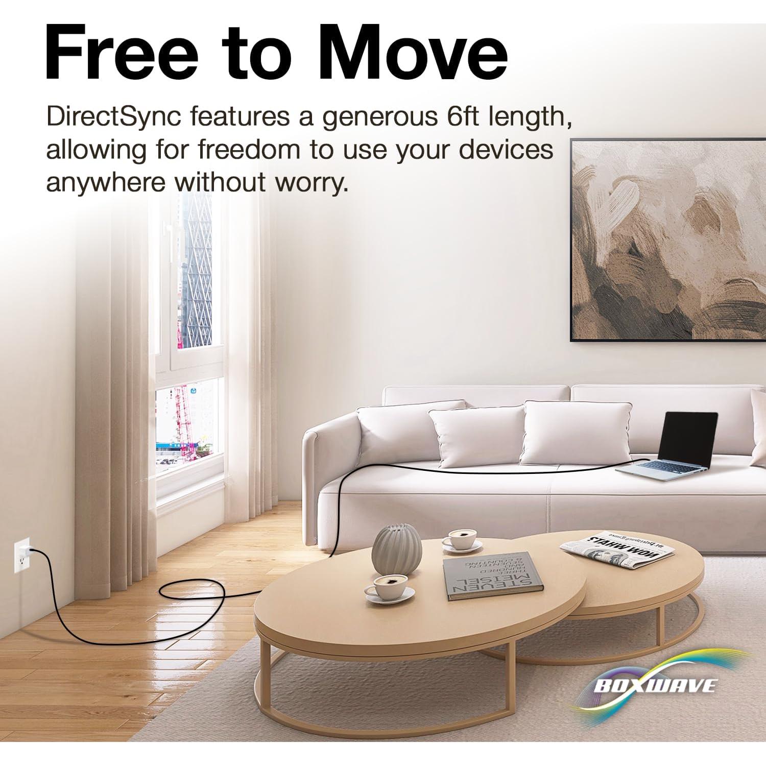 Cable USB-C BoxWave 10 pies 100W para Vastking Kingpad SA8