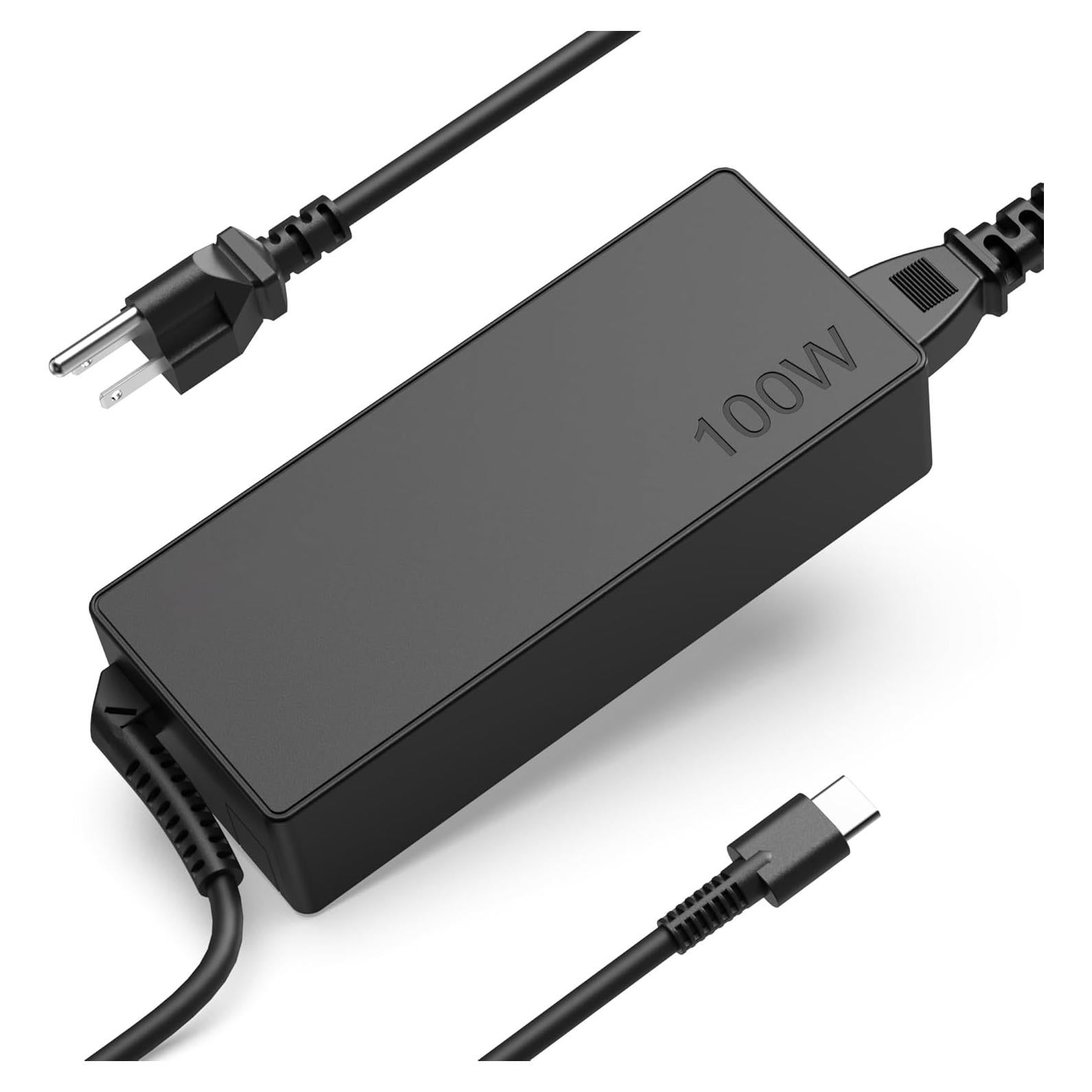 Cargador USB Tipo C 100W FJEZCHN Compatible con Lenovo, Dell, HP