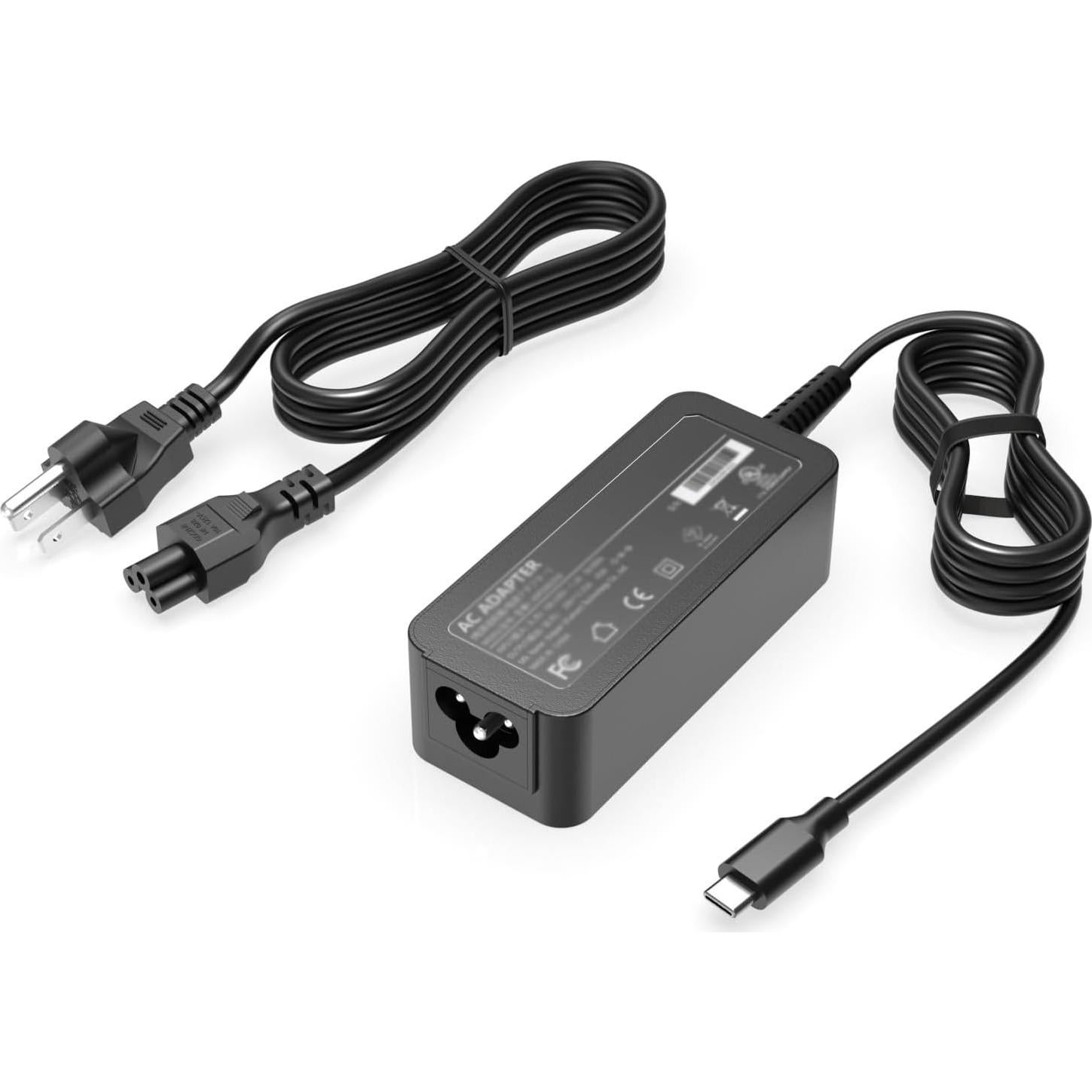 Cargador Rápido DEXPT 45W USB C Compatible HP Chromebook