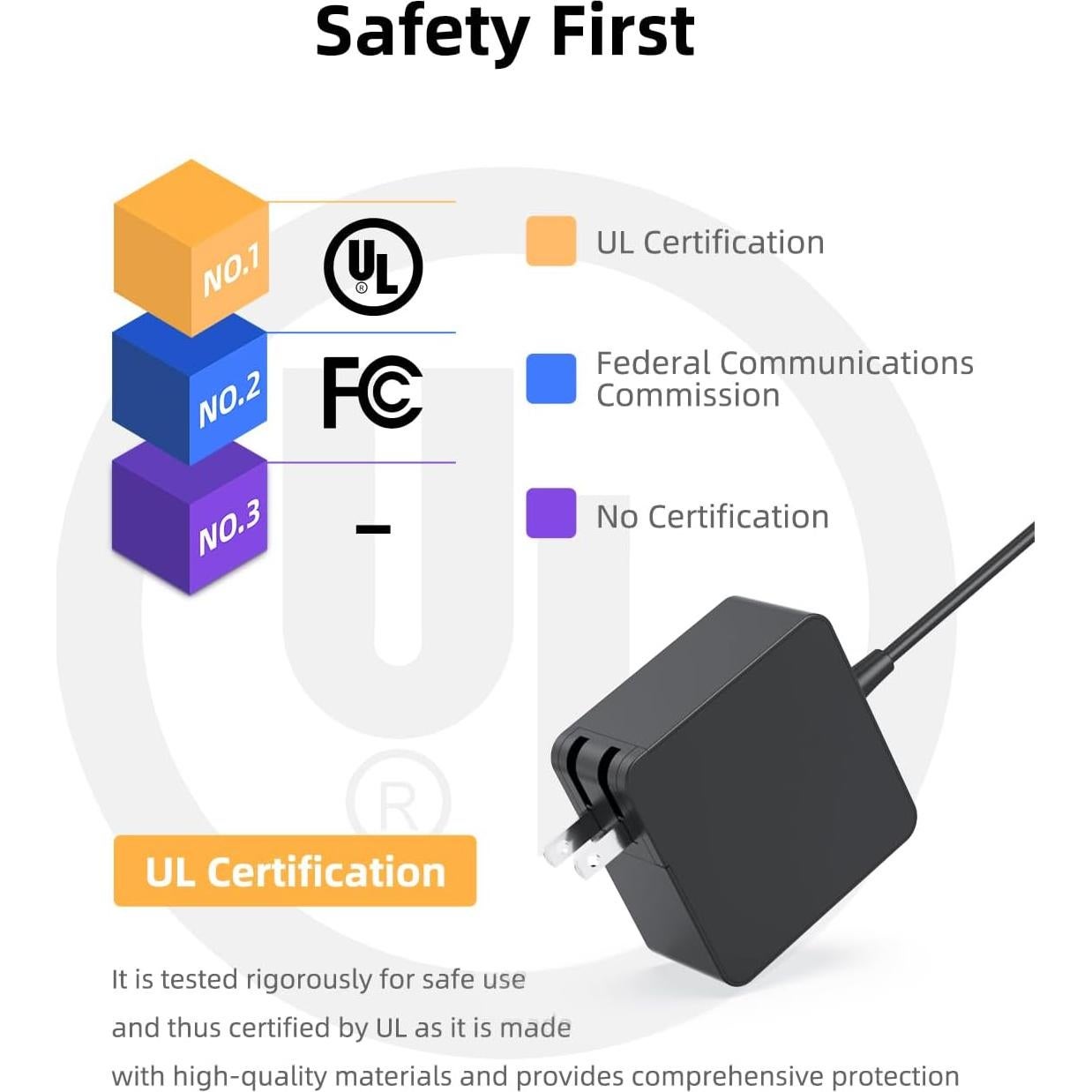 Cargador de CA Nicpower 65W para Asus Q552 Q552U Q552UB