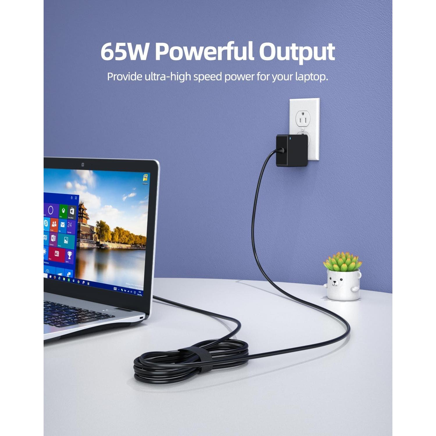 Cargador de CA Nicpower 65W para Asus Q552 Q552U Q552UB