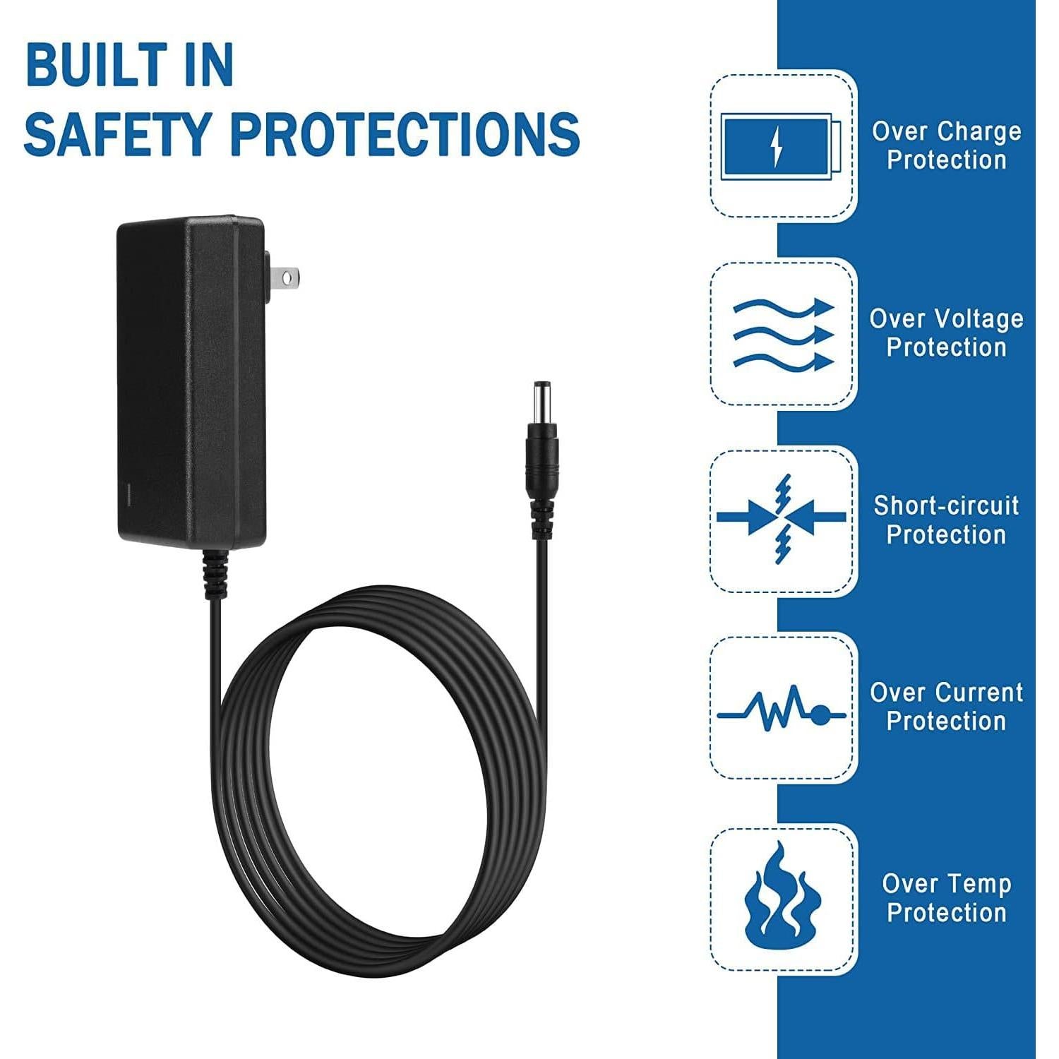Adaptador de corriente Dreametech T10 T20 P10 V9 V11 1.8M