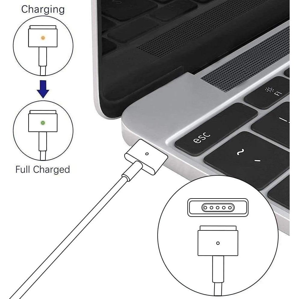 Cargador MacBook Air 45W T-Tip Magnético Compatible 2012-2017