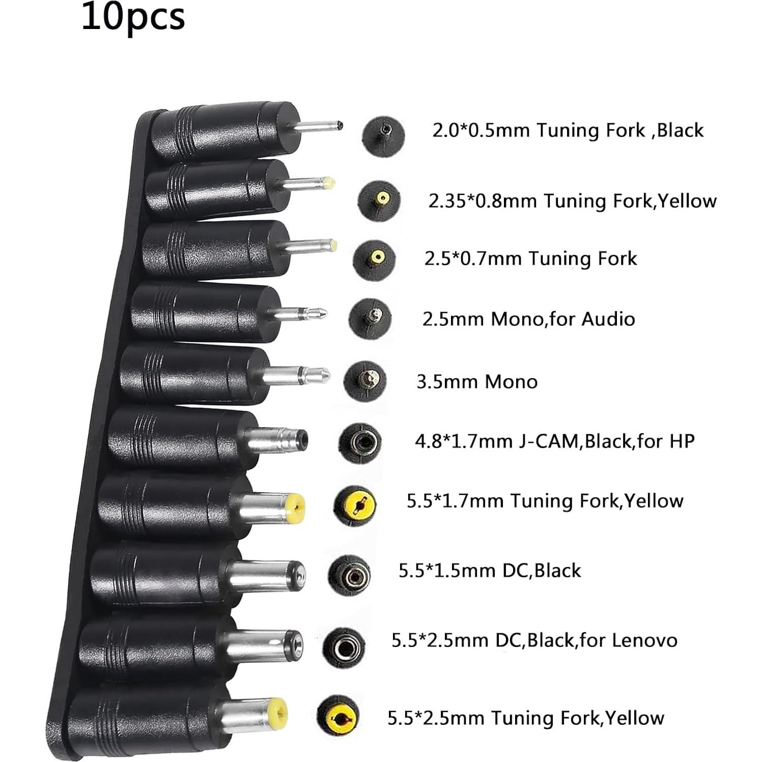 Kit de Conectores DC 34PCS Diitao 5.5mm x 2.1mm para Laptop