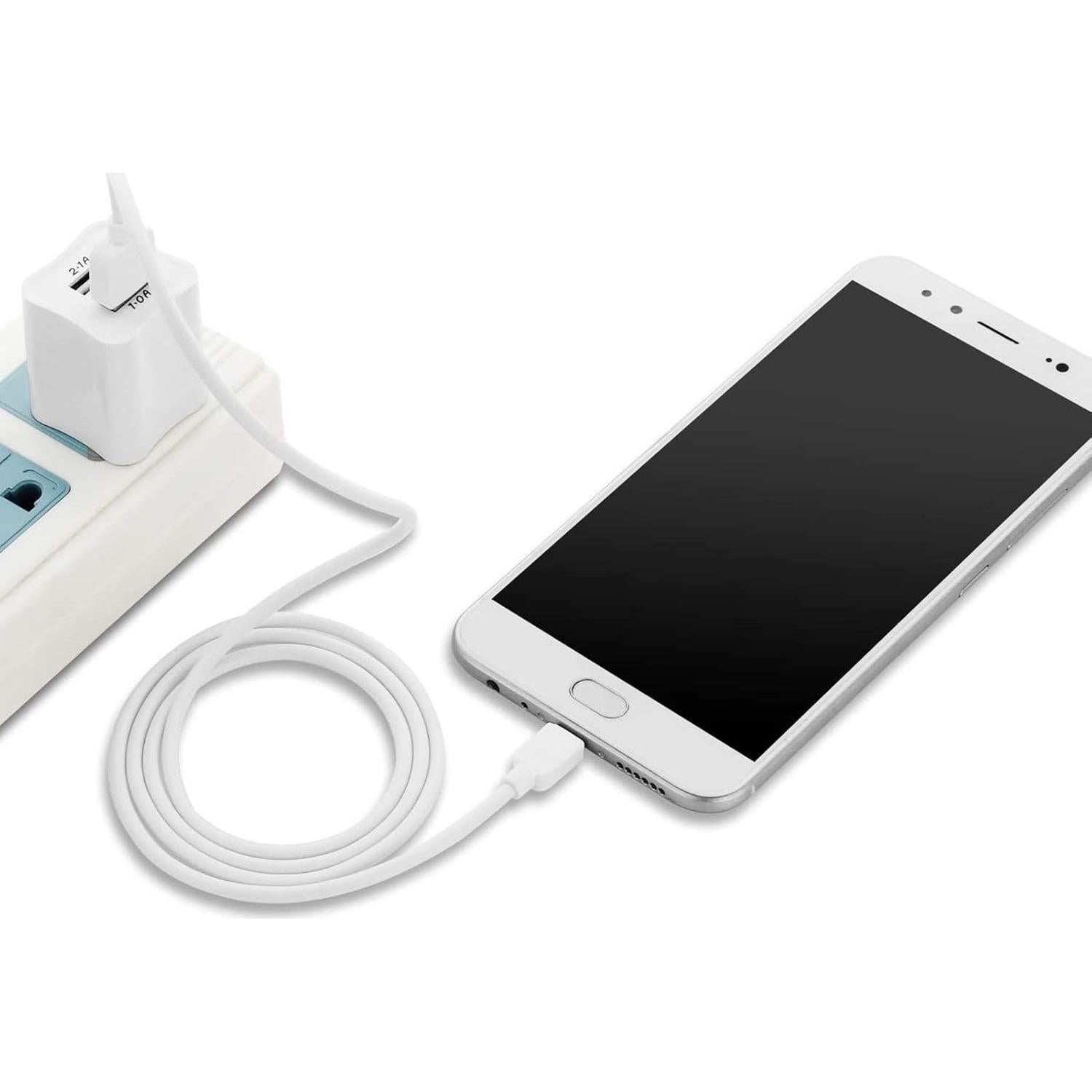 Cable Micro USB 2.0 Blanco 1m SapplySource para Disco Duro