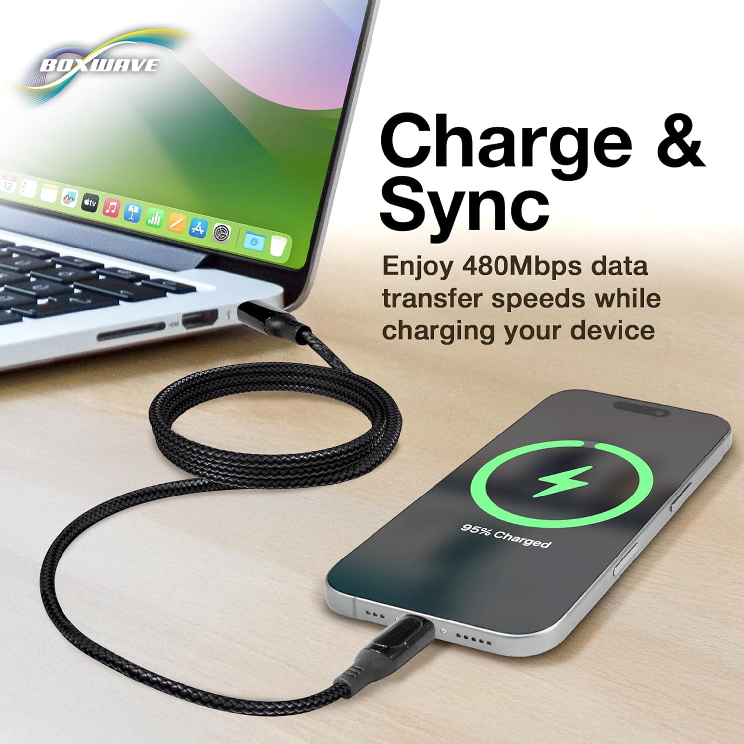 Cable PowerDisplay PD BoxWave USB-C a USB-C 1.83m 100W