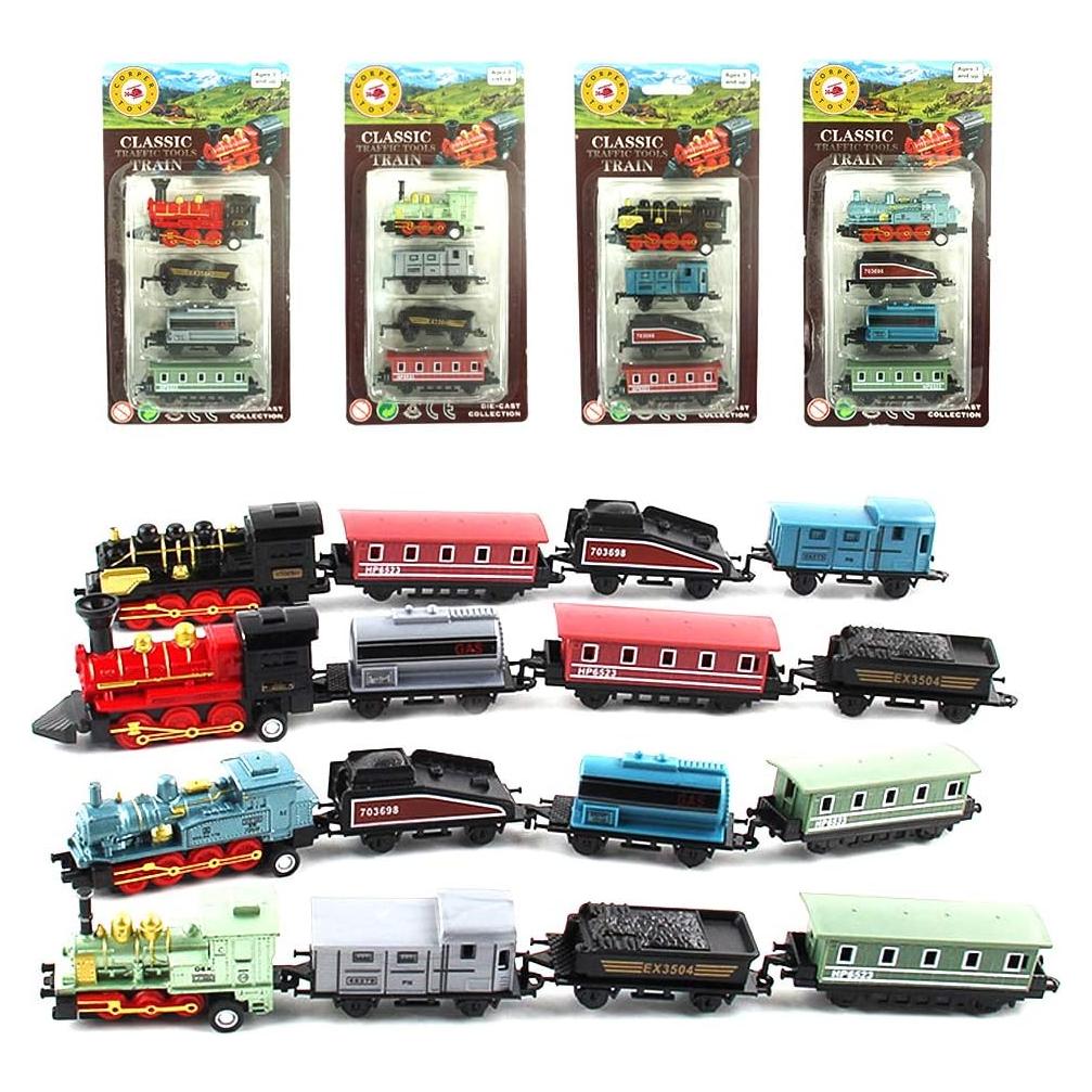 Mini Tren Juguete JUGUETES CORPER 16 Piezas Retroceso