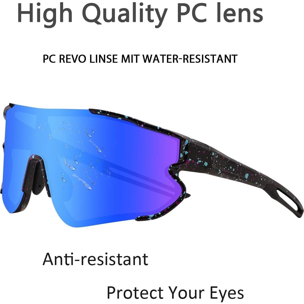 Gafas de sol deportivas TR90 Eninedeuisou UV400 para ciclismo