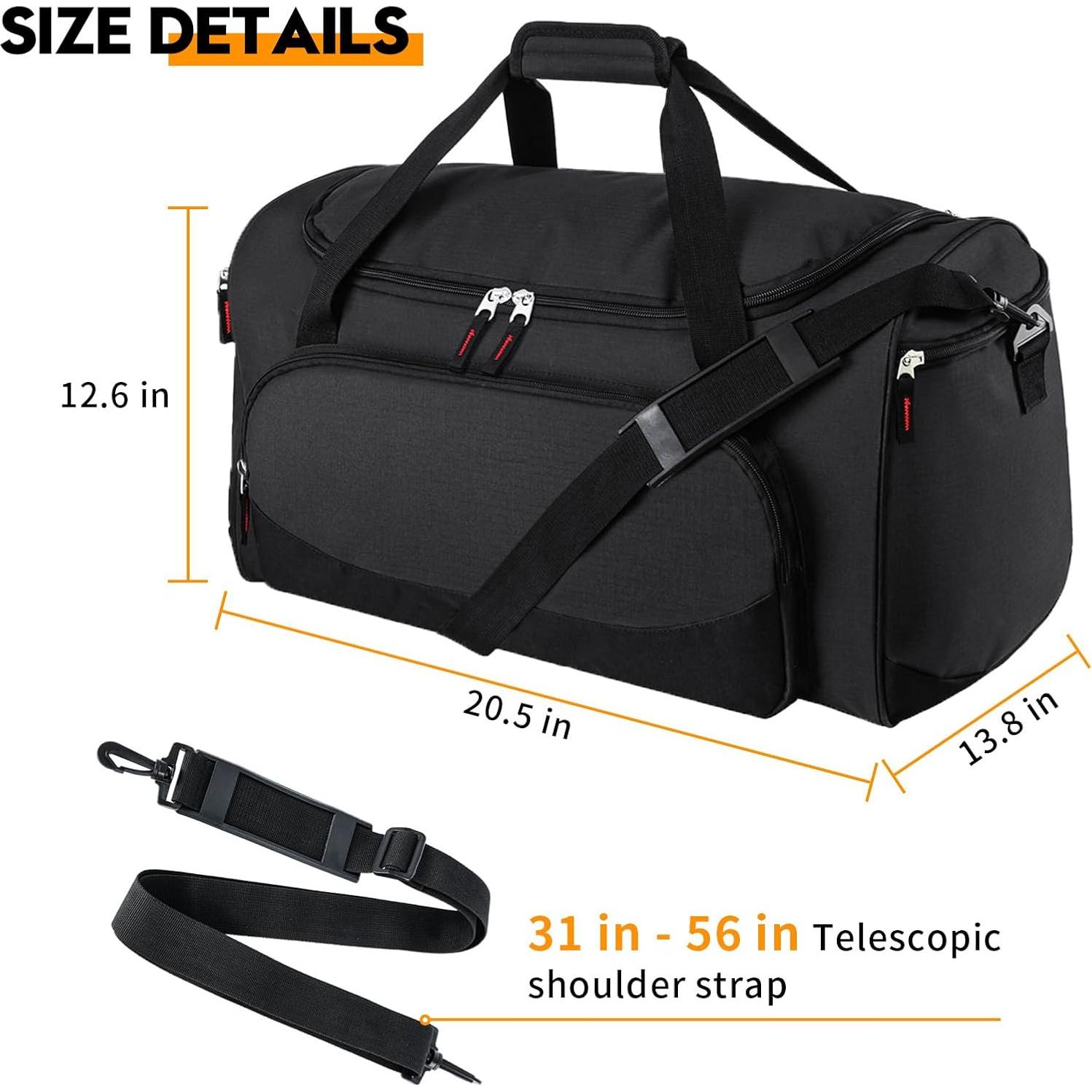 Bolsa de Gimnasio Uarition 55L para Hombres - Duffle Duradera